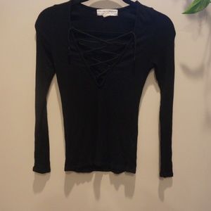 Crossed-tie Long Sleeve